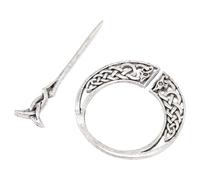 Alipis Pasador de Pelo de Aleación Diseño Vikingo Celta, Accesorio Cabello Elegante y Duradero para Mujeres en Uso Diario y Fiestas