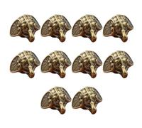 Alipis Patas Decorativas de Aleación para Muebles Base Soporte Tipo Trompa de Elefante Color Bronce Antiguo 10 Piezas Patas de Fijación para Joyeros y Cajas Pequeñas Accesorios para