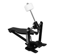 Alipis Pedal de Batería Ajustable de Aleación de Aluminio Batidor de Fieltro y Mecanismo de Cadena, Accesorio para Kit de Percusión y Práctica para Músicos Principiantes y Profesionales