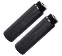 Alipis Pedales Traseros para Bicicleta de Montaña Negros, Par de Palancas Largas Orificios Grandes, Accesorio Resistente para Eje Trasero, Adecuado para Ciclismo Outdoor