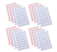 Alipis Pegatinas Autoadhesivas de Polaridad para Batería 20 MM Etiquetas de Advertencia Roja Positiva y Azul Negativa 20 Unidades para Panel Eléctrico Caja de Circuitos y Electrodos