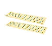 Alipis Pegatinas de Escala Papel y Pvc, Diseño Adhesivo Práctico, Ideales para Principiantes y Niños Que Aprenden a Tocar