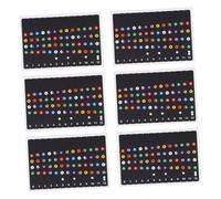 Alipis Pegatinas De Escalas Para Ukelele 23 y 26 Pulgadas, 6 Hojas Resistentes y Seguras, Accesorios Para Principiantes Para Práctica Rápida y Mejora De Notas Musicales