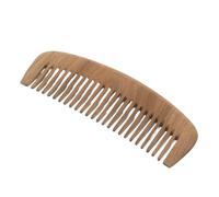 Alipis Peine de Madera Natural para Masaje con Dientes Anchos Diseño Artesanal para Desenredar Rizos y Cabello Cómodo de Usar para Cuidado Capilar y Relajación del Cabelludo