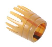 Alipis Peine de Masaje de Cuerno de Búfalo Ergonómico para Cabelludo Anti-estático Herramienta Manual de Limpieza y Desenredado Cepillo Gua Sha Multifuncional para Uso Personal y Familiar