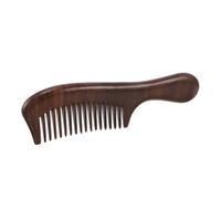 Alipis Peine de Sándalo Negro Accesorio para Mujer Mango Multiusos para Peinar el Cabello para Uso Doméstico Viaje