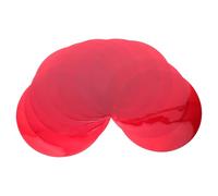 Alipis Películas Adhesivas Rojas para Downlights y Spotlights, Láminas Pet Redondas de Difusión y Corrección de Color para Decoración del Hogar y Fotografía, Paquete de 10 Piezas