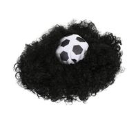 Alipis Peluca De Fútbol Rizos Afro Para Fiesta Temática De Fútbol Para Cosplay Recuerdo De Fiesta Hecha De Material Postizo De Colores