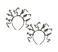 Alipis Peluca De Serpiente 2 Unidades Diadema Para Cosplay Accesorios Para Disfraz De Medusa Accesorio De Serpiente Para Halloween Para Fiestas Peluca De