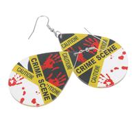Alipis Pendientes de Acrílico Temática de Halloween y Sangre, Diseño Creativo y Divertido para Festival, Accesorios de Hierro Buen Efecto Decorativo