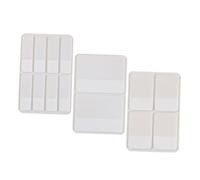 Alipis Pestañas Adhesivas para Libros 3 Tamaños 54X4 CM 4X25 CM 4X12 CM 280 Unidades Blancas Marcadores Índice para Notas y Lectura Tiras Adhesivas Prácticas para Oficina y