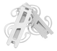 Alipis Pinza para Billetes De Acero Inoxidable Multifuncional, Símbolo Dólar, Pequeña, Ligera y Portátil, Clip para Billetes Profesional para Hombre, Oficina y Uso Diario, Pack 2 Unidades