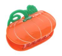 Alipis Pinza Pelo de Halloween Forma de Calabaza Naranja, Clip de Garra de Plástico para Mujer, Diseño Encantador y Adecuado para Diversas Ocasiones Festivas