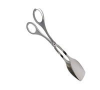 Alipis Pinzas de Cocina de Acero Inoxidable Tijera Multifuncional para Buffet y Hogar Clip Antideslizante para Ensaladas Pan Carne y Aperitivos Mango Ergonómico y Protección Anti-corte