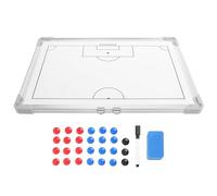 Alipis Pizarra Magnética Marco de Aleación de Aluminio de Entrenamiento de Fútbol, Tablero de Práctica de Fútbol Diseño Magnético, Montaje en Pared, para Entrenador y Estrategia