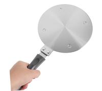 Alipis Placa Adaptadora Inducción de Acero Inoxidable con Mango Desmontable Difusor de Calor para Cocina y Cafetera Distribuye Calor Uniforme Compatible con Vitrocerámica y Fogones Gas