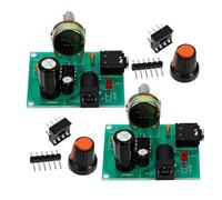 Alipis Placa Amplificadora de Audio Estéreo Lm386 Ultraminiatura, Kit Soldadura DIY bajo Consumo 3-12v, 2 Unidades, Módulo Amplificador Potencia para Electrónica y Proyectos de Audio