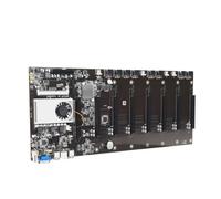 Alipis Placa Base para Minería 8 Ranuras Pcie para Gpu, Soporte Pxe Boot, Alta Fiabilidad, Material PCB y Conexión Serial para Máquina Minera
