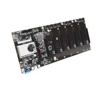 Alipis Placa Base para Minero con Soporte para Gpus Motherboard Multifunción para Minería con Memoria y Puerto Vga Integrado y Segura para Equipos De Minería