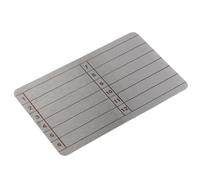 Alipis Placa de Acero Inoxidable Ignífuga y Resistente al Agua para Almacenamiento de Frases de Semillas de Recuperación de 24 Palabras Cartera Metálica Portátil Protección contra