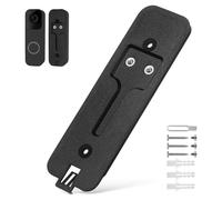 Alipis Placa Posterior Negra para Timbre Blink Soporte de Montaje Compacto y Liviano Accesorio Compatible para Timbre Vídeo Reemplazo Fácil Instalación