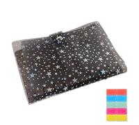 Alipis Planificador Personal A6 Hojas Sueltas Negro con Bolsillos con Cierre, Carpeta de Presupuesto 9 Sobres de Almacenamiento y Organizador de Ahorro para Oficina y Gestión Financiera