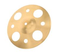 Alipis Platillo Splash de Mano de Aleación de 10 Pulgadas con Orificios Perforados, Sonido Mejorado y Efecto de Agua Realista para Batería y Percusión Profesional