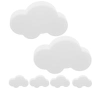 Alipis Pomos de Goma Suave para Cajones y Armarios 6 Piezas Blancos Diseño Infantil de Nube Tiradores de Puerta para Muebles Armarios y Baño Accesorios Decorativos y Funcionales