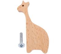 Alipis Pomos de Puerta de Madera en Forma de Jirafa para Armarios y Cajones, Resistentes a Roturas y Decorativos para Oficina y Hogar, Diseño Animal Elegante
