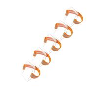 Alipis Porta Credencial de Brazo Transparente 5 Piezas Brazalete Ajustable de Poliéster y PVC Cubierta Protectora para Tarjetas de Identificación Uso en Oficinas y Seguridad