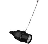 Alipis Portalámparas para Diversas 250w, Aislamiento Cadena de Tracción E26 de Negro Diseño Único y Funcional