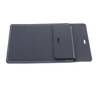 Alipis Portalápices de Cuero Azul Organizador de Bolsillo para Camisas y Batas, Estuche Protector Flexible para Bolígrafos y Lápices, Uso Multifuncional en Oficina y Laboratorio
