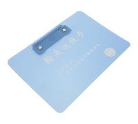 Alipis Portapapeles para Hospital Superficie Lisa y Diseño Simple en Pp Azul, Resistente Doblarse, Adecuado para Registros Médicos y Enfermería