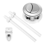 Alipis PP, Botón de Descarga de Inodoro de Doble Pulsación Repuesto | Cabeza Redonda, Longitud Ajustable, Instalación Sencilla, Acabado Fino, para Cisterna Wc y Doble Descarga Color Aleatorio