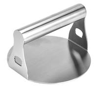Alipis Prensa de Hamburguesas de Acero Inoxidable, Molde Manual para Carne | Antiadherente y Fácil de Dar Forma, Uso Doméstico y Restaurante Rápido, Color Plata