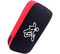 Alipis Protector contra Patadas PU Grueso para Artes Marciales Almohadilla Corporal de Boxeo Negra Borde Rojo Escudo de Entrenamiento Resistente para Taekwondo Muay Thai y Kickboxing