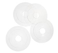 Alipis Protector de Cadena para Bicicleta de Montaña y Carretera 4 Piezas de Plástico Resistente Cubre Radios y Buje Trasero Protección contra Barro y Desgaste Accesorio para