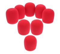 Alipis Protectores de Espuma Estuche Fundas Cómodas para Micrófonos de Mano 8 y Material de Espuma en Color Rojo para Mejorar Calidad de Sonido en Ktv
