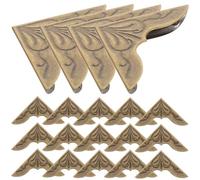 Alipis Protectores de Esquinas de Metal 30 Piezas para Álbumes y Libros Tamaño para Esquinas de 1Mm Decorativos y Resistentes para Cuadernos y Joyeros Color Metálico Vintage