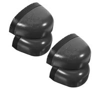 Alipis Protectores de Puntera para Zapatos de Seguridad Laborables, Antiaplastamiento y Antipunzón, Tamaño 44, Aleación Metálica, 2 Pares, para Protección Industrial en Obras y Fábricas