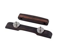 Alipis Puente de Guitarra de 4 Cuerdas para Mandolina Altura Ajustable Perillas Material Duradero de Palisandro Color Café Accesorio Ligero para Instrumentos Musicales