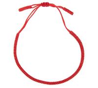 Alipis Pulsera de Hilo Rojo Ajustable de Cuerda Trenzada para Mujer Nudo Tradicional que Protege y Aleja la Mala Suerte, Diseño Delicado y Llamativo