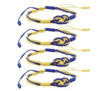 Alipis Pulsera Ucraniana Trenzada Multicolor, Ajustable Hecha a Mano | Estilo Étnico Vibrante, Macramé y Doble Moneda, para Eventos Culturales, Regalos y Afición Deportiva