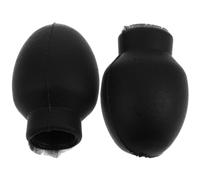 Alipis Puntas de Baquetas de Goma Negras, 1 Par, Protectores Antideslizantes para Baquetas de Batería, Accesorios para Práctica Silenciosa y Prolongar Vida Útil en Instrumentos