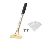 Alipis Raspador de Limpieza Manual Pala Metálica Ergonómica, Mango Largo para Mejor Control, Herramienta Multiusos para Quitar Pegatinas, Pintura y Masilla Hogar y Talleres