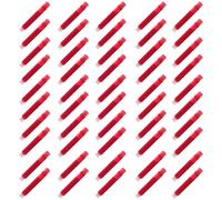 Alipis Recambios Profesionales para Bolígrafos Estilográficos, 100 Unidades de Cartuchos de Tinta Roja, Tamaño Estándar Corto, Recargas para Pluma Escolar y Oficina, Accesorios