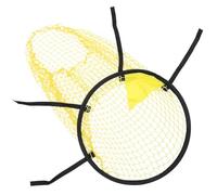 Alipis Red de Fútbol Sala Amarilla para Entrenamiento de Precisión Portería de Fútbol Portátil de Poliéster Resistente Red de Práctica para Interior y Exterior Equipo de Entrenamiento