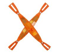 Alipis Reflectores para Radios de Bicicleta Naranjas de Fácil Instalación Plástico Duradero para Aumentar la Visibilidad Nocturna Bicicletas Adultas