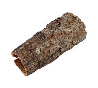 Alipis Refugio para Reptiles en Tronco Hueco de Madera Natural, diseño ventilado, Ideal para terrarios de Tropical y Tortugas, escondite Seguro para Dragones barbudos y Anfibios,