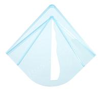 Alipis Regla para Encontrar el Centro de Plástico Marcas Claras y Función Rápida para Metalurgia y Manualidades